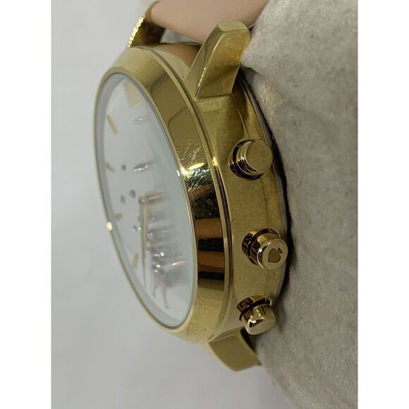 Kate Spade KST23105 Women Sand Leather Analog White Dial Hybrid Smartwatch HK795 - Picture 3 of 11